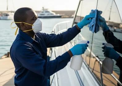 boat cleaning